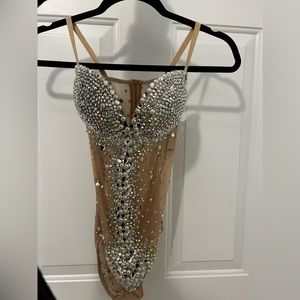Nude Dimond bodysuit for Photoshoot From AR backdrops